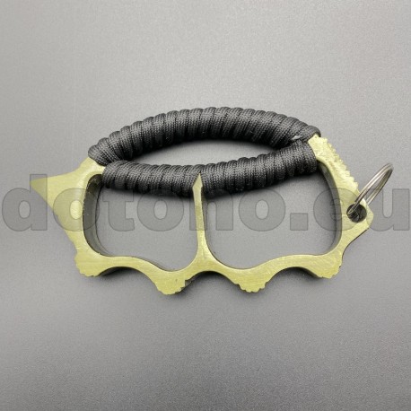 K15.1 Reinforced Brass knuckles for training and self-defense with a cord.