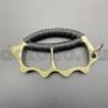 K15.3 Reinforced Brass knuckles for training and self-defense with a cord.