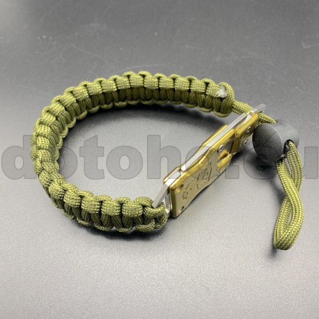 PKA6 Pulsera Paracord con cuchillo transformador