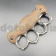 PK40 Semi-automatic brass knuckles knife WOOD - M