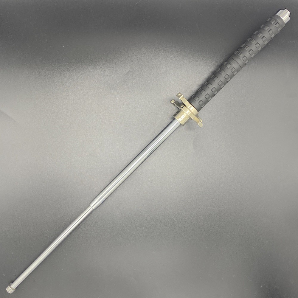 Bâton Télescopique Rosfix – 222 à 555 Mm, Acier Chromé, Poignée Caoutchouc, étui Ceinture