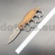 PK40 Semi-automatic brass knuckles knife WOOD - M