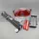 L04 Blauwe laserpointer - 50000 mW + 5 sproeiers + veiligheidsbril + comfortabele tas