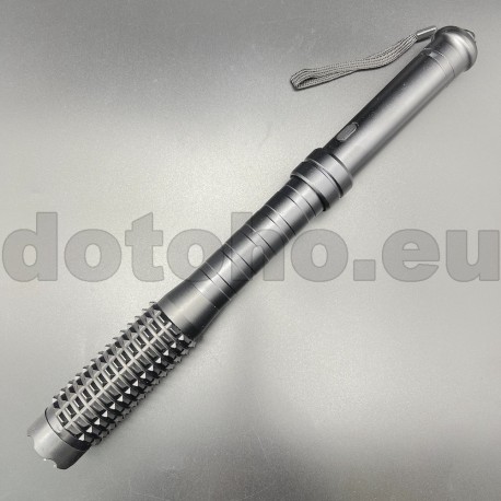 S02 Schok-apparaat wapenstok Baton + LED zaklamp Cree 1118 - 36,5 cm