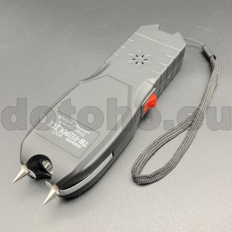 S46 Pistola Eléctrica Recargable de Alta Potencia TW-932 POLICE con Luz LED y Sirena de 120 dB