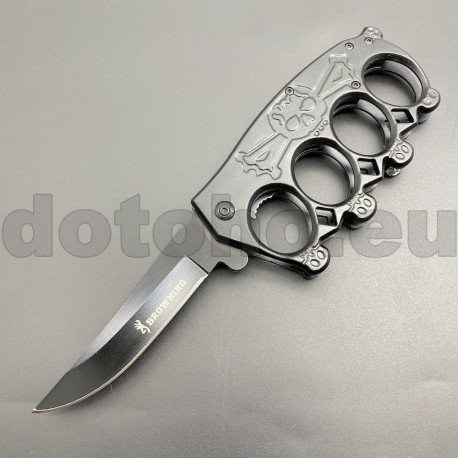 PK60 Semi-automatic brass knuckles knife 