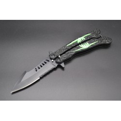 PK41 Super Coltello da tasca, butterfly coltello ZOMBIE