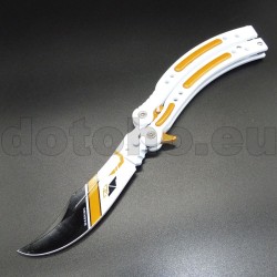 PK66.1 Super Couteaux de poche - Couteau papillon CS GO GRADIENT