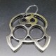 KA5.0 Self Defense Protection metal key ring Skull - Brass Knuckles