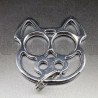 KA5.1 Self Protection Défense porte-clés en métal Skull - Brass Knuckles