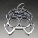 KA5.1 Self Defense Protection metal key ring Skull - Brass Knuckles