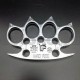 K17.1 Brass knuckles for training and self-defense - silver