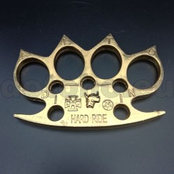 K17.2 Brass knuckles for training and self-defense - gold