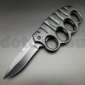 PK32 SUPER One Hand Knife Semiautomatic - Brass Knuckles Knife