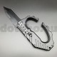 PK33 SUPER One Hand Knife Semiautomatic - Brass Knuckles Knife