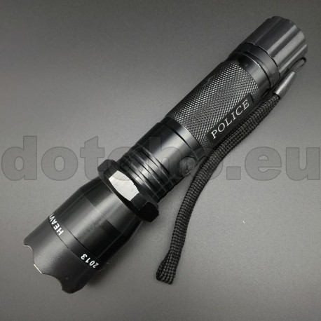 S17 Shocker Electrique Taser + LED Flashlight POLICE 4 in 1