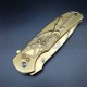 PK88 Couteau de poche - un Couteau semi-automatique GOLD USA