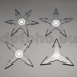 TS12 Throwing stars. Ninja star. Shurikens - 4