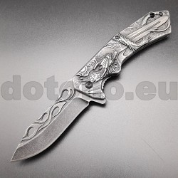 PK89 Cuchillo plegable Dragón de hierro