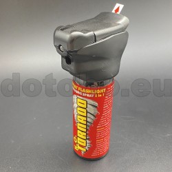 P13 Spray de pimienta con linterna K.O. POLICE TORNADO ESP 50 ml