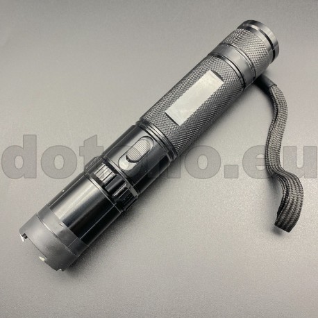 S15 Schok-apparaat Taser + LED zaklamp POLICE 4 in 1 Black