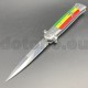 PK08.1 Pocket knife Italian Stiletto Bob Marley